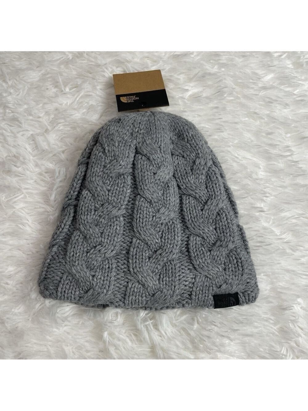 The North Face Cable Minna Beanie Gray Women's One Size NWT